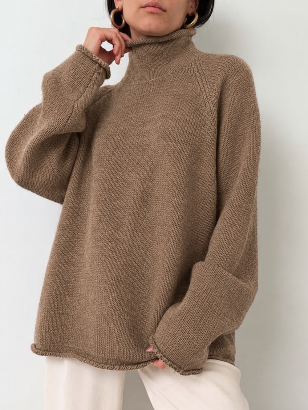 J. Crew Vintage Lambswool Roll Neck Oarsman Cabin Sweater Unisex Large